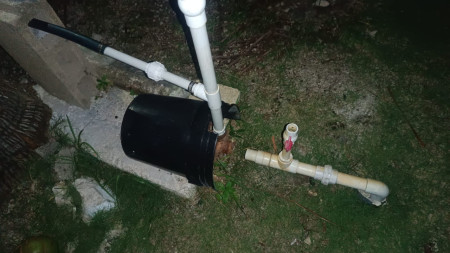 INSTALACION HIDRAHULICA DAÑADA Y SIN INSTALACION ELECTRICA